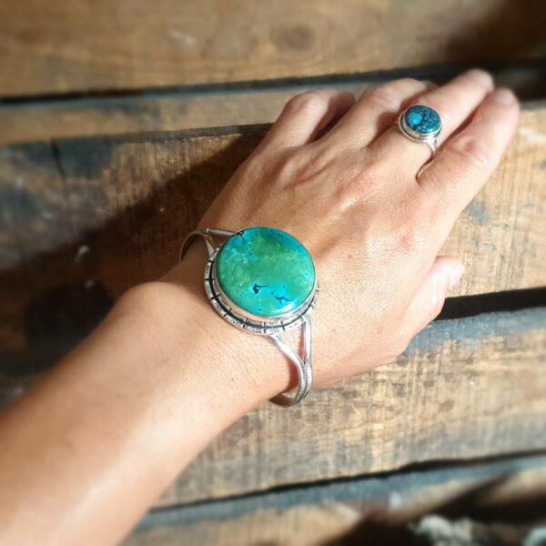 LHASSA natuurlijke turquoise armband