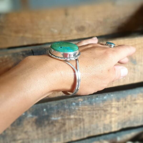 Bracelet en turquoise naturelle LHASSA