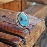 Bague turquoise naturelle TIBET