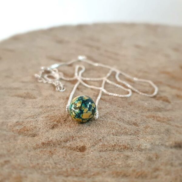 Collier turquoise véritable STUPA