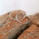 Grandes créoles en argent