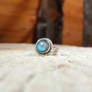 Bague labradorite argent