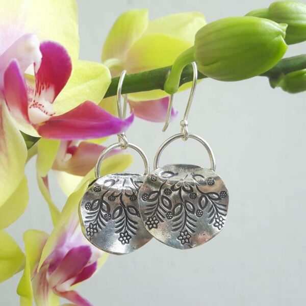 Boucles d'oreilles argent KAREN