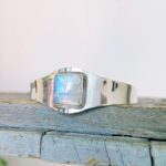 Bracelet argent et pierre de lune ÖM