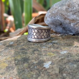 Bague en argent tressé KAREN