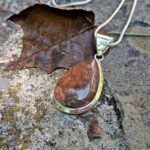 Pendentif en jaspe et argent