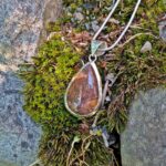 Pendentif en jaspe et argent