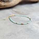 Bracelet en amazonite doré ISHI