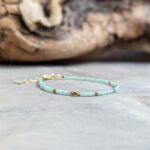 Bracelet en amazonite doré ISHI
