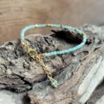 Bracelet en amazonite doré ISHI
