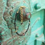 Bracelet onyx et grenat SAMARKANDE