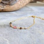 Bracelet tourmaline doré AJMER