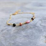 Bracelet tourmaline doré AJMER