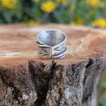 Bague ajustable en argent