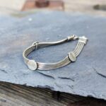 Bracelet maille serpent en argent