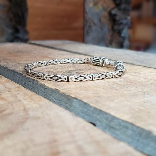Bracelet argent tressé INDIA