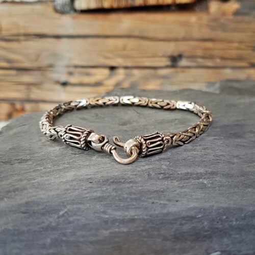 Bracelet argent tressé INDIA