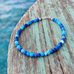 Collier en agate bleue OCÉANE