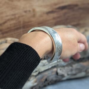 Jonc ethnique en argent NÉPAL