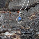Pendentif labradorite argent PROTECTION