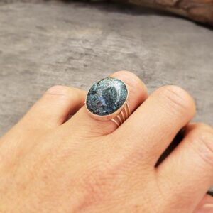 Bague argent et turquoise GOKYO