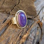 Bague charoïte argent