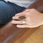 Bague fine en argent ajustable – Image 2