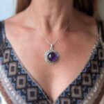 Pendentif améthyste argent AMOS