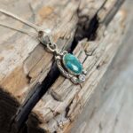 Pendentif en turquoise naturelle LHASSA