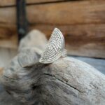 Bague argent ajustable SPIRALE