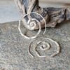 Boucles d'oreilles créoles argent