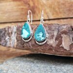 Boucles d'oreilles turquoise KHAMPA