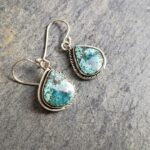 Boucles d'oreilles turquoise véritable Ko Ko