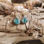 Boucles d'oreilles turquoise véritable Ko Ko