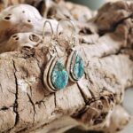 Boucles d'oreilles turquoise véritable Ko Ko