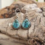 Boucles d'oreilles turquoise véritable Ko Ko