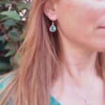 Boucles d'oreilles turquoise véritable Ko Ko