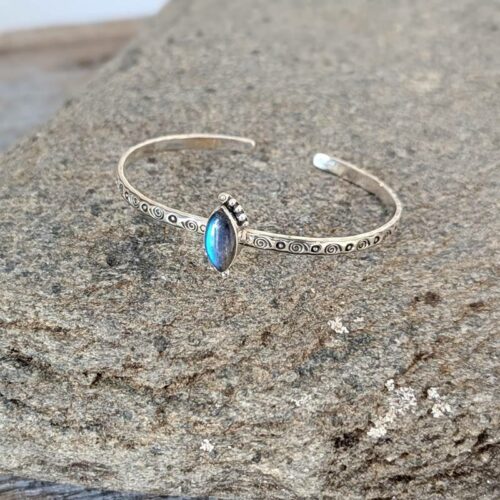 Bracelet en labradorite naturelle BOHEME