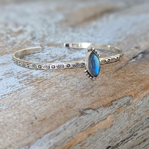Bracelet en labradorite naturelle BOHEME