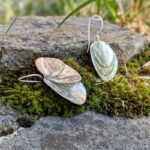 Boucles d'oreilles contemporaines en argent
