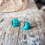 Boucles d'oreilles turquoise YOGI