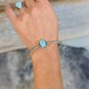 Bracelet jonc larimar OCEAN