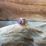 Bague rubis ethnique