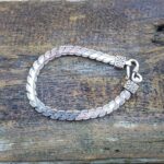 Bracelet indien argent maille serpent – Image 2