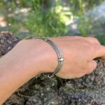 Bracelet indien argent maille serpent RAJASTHAN