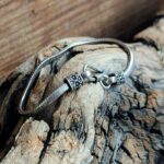 Bracelet maille serpent argent indien