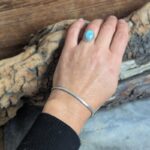 Bracelet maille serpent argent indien