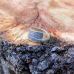 Bague ajustable argent OURSIN