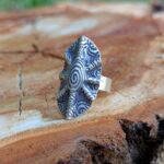 Bague argent ajustable ethnique KWAÏ