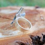 Bague argent ajustable ethnique KWAÏ